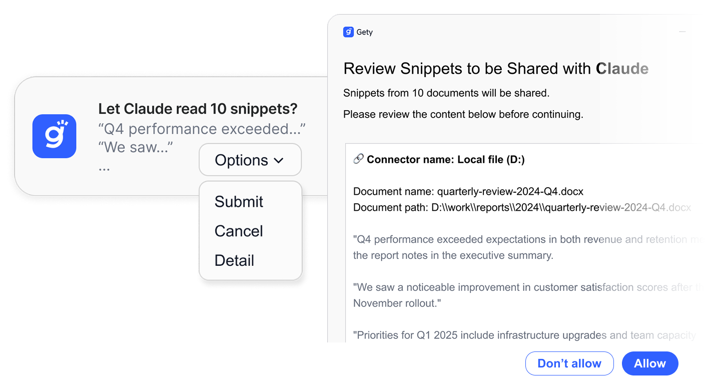 Gety privacy-first local search