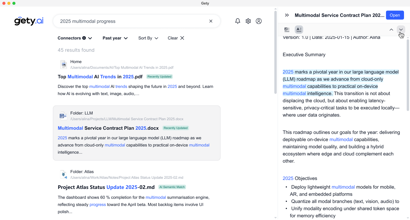 Your private search engine, AI-powered and it's a 100% local app